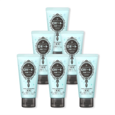 【50%OFF】ロゼット洗顔パスタ アウトレット 6本入《アクネクリア》